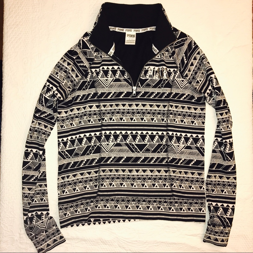 PINK VS Pull Over Half Zip sz Small